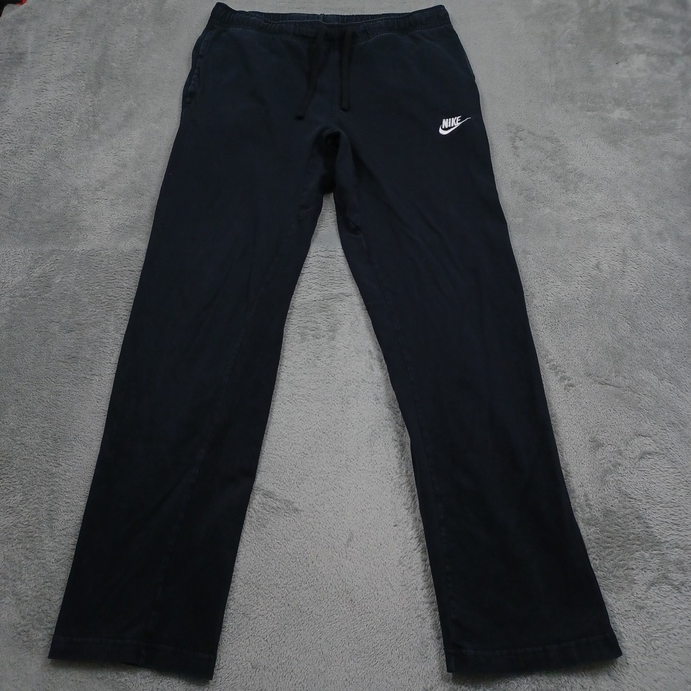 Nike Pants Mens Medium Black Pockets Activewear Casual Drawstring